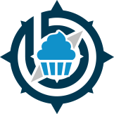 Trade logo of Commercial Baking featuring a cupcake over the bavts logo