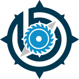 Trade logo of Construction Trades featuring a saw over the bavts logo