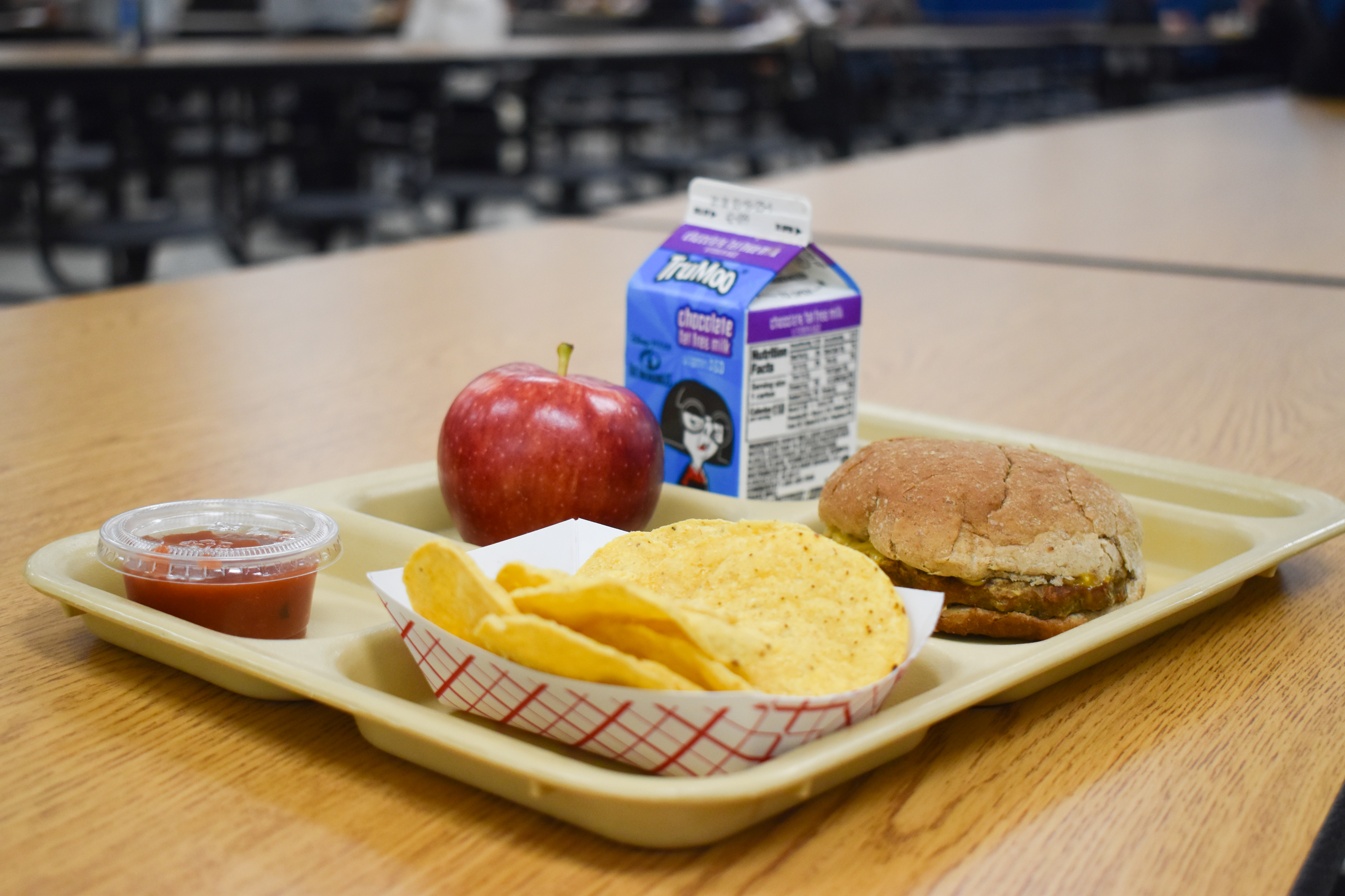 Photo of lunch plate in BAVTS cafeteria on 03072025 by Emily Hough